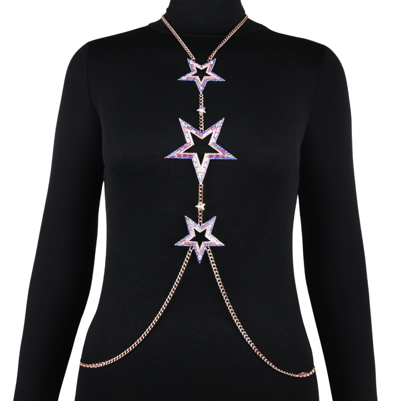 Triple Star Body Chain