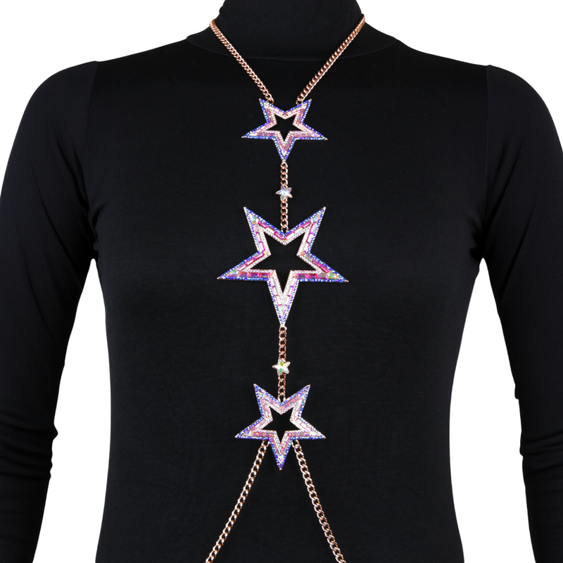 Triple Star Body Chain