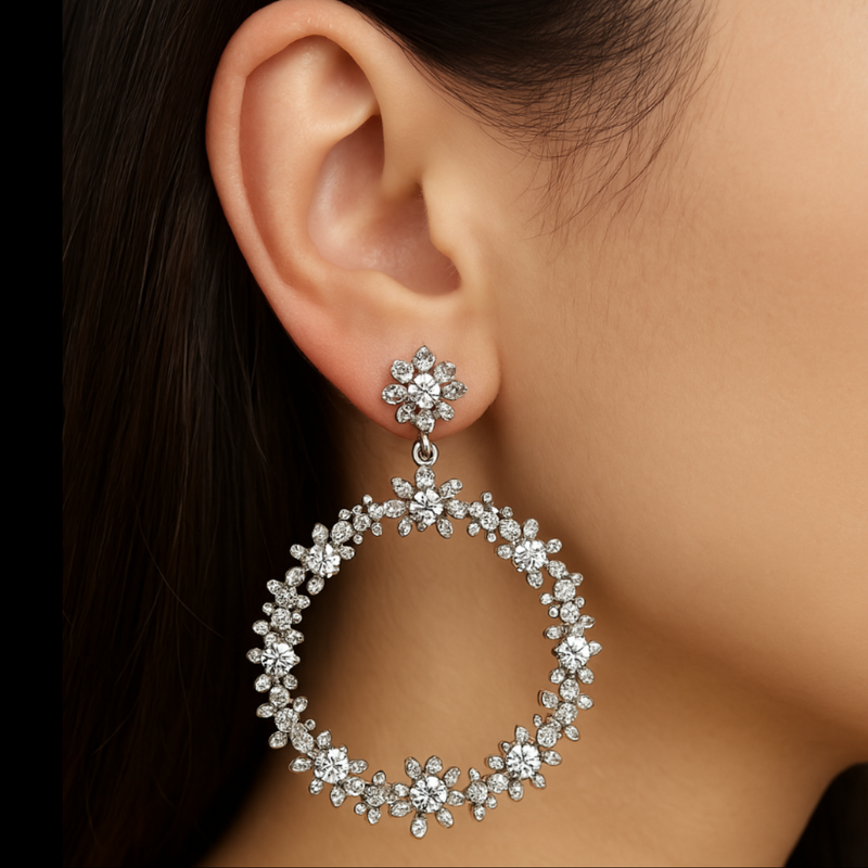 Floral Wreath Earrings