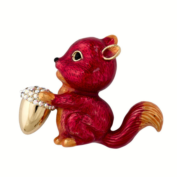 Woodland Squirrel Brooch