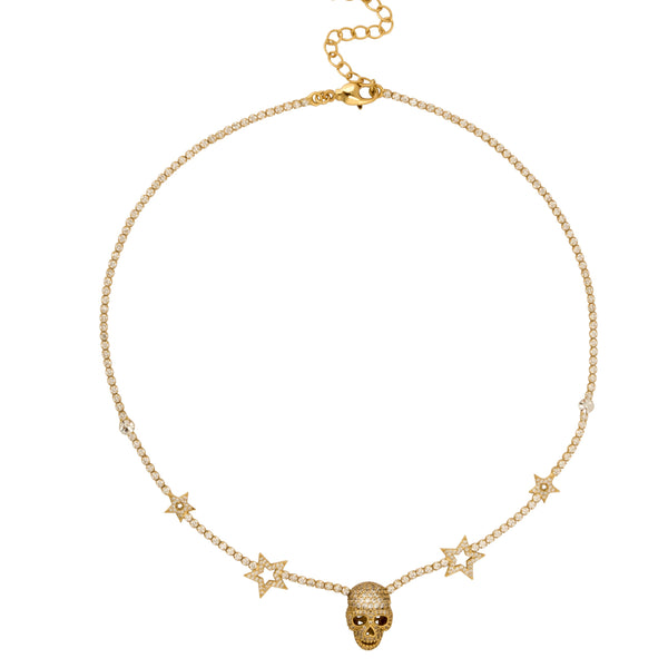 Cosmic Skull Necklace