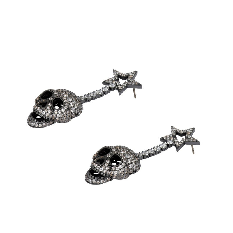 Cosmic Skull Earrings
