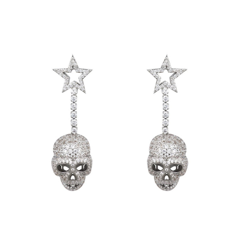 Cosmic Skull Earrings