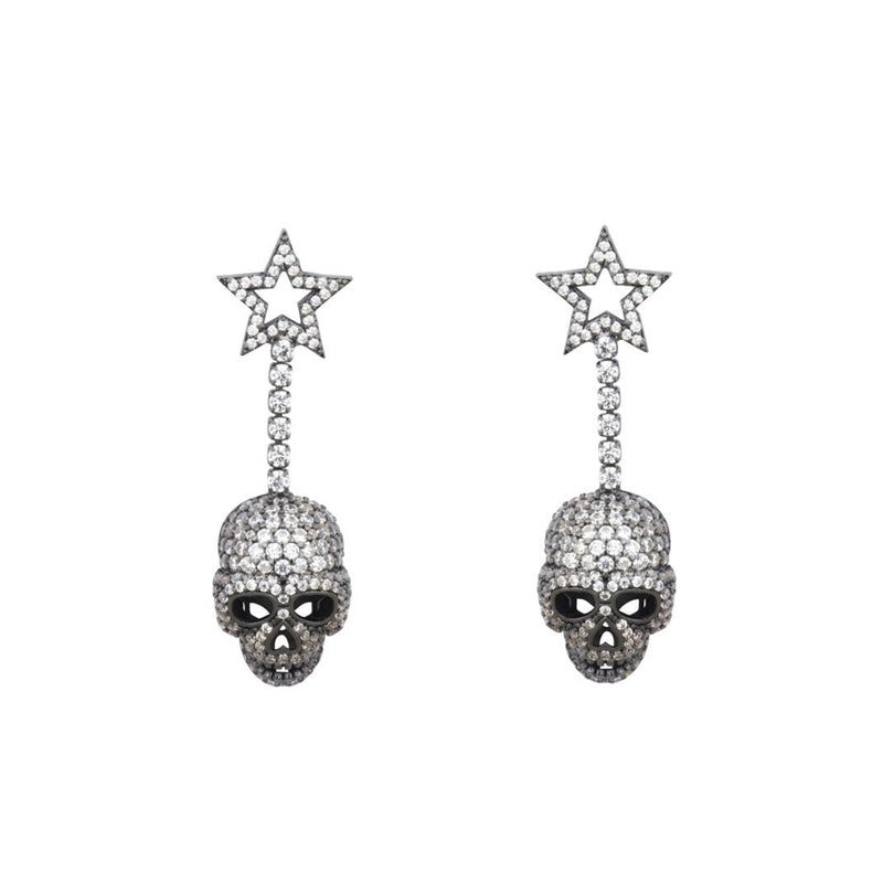 Cosmic Skull Earrings