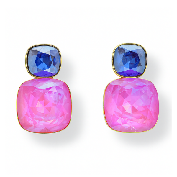Graduated Crystal Earrings