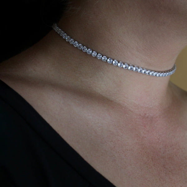 Crystal Row Choker