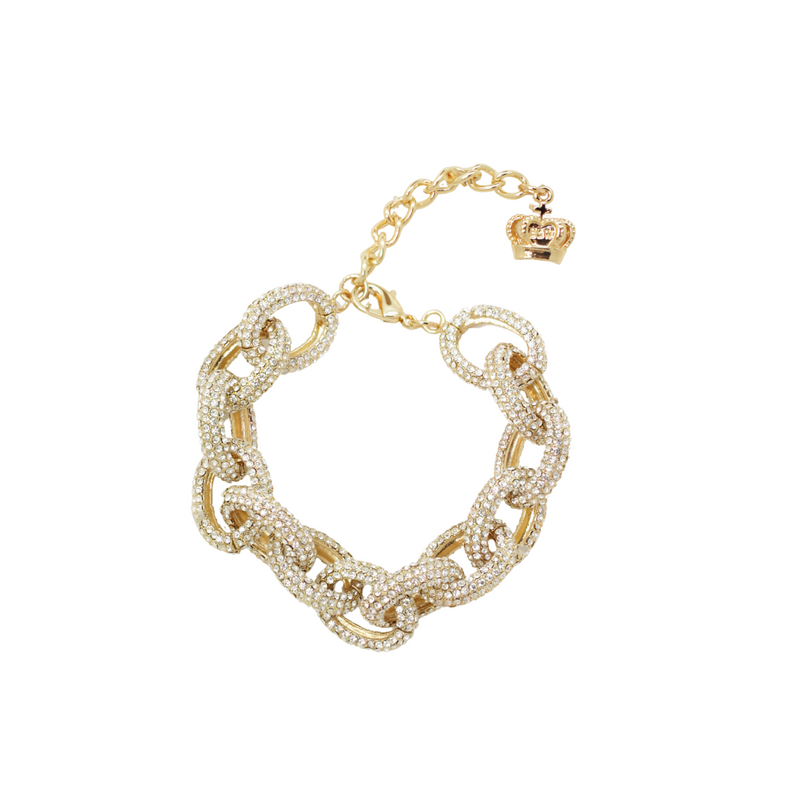 Crystal Chunky Chain Bracelet