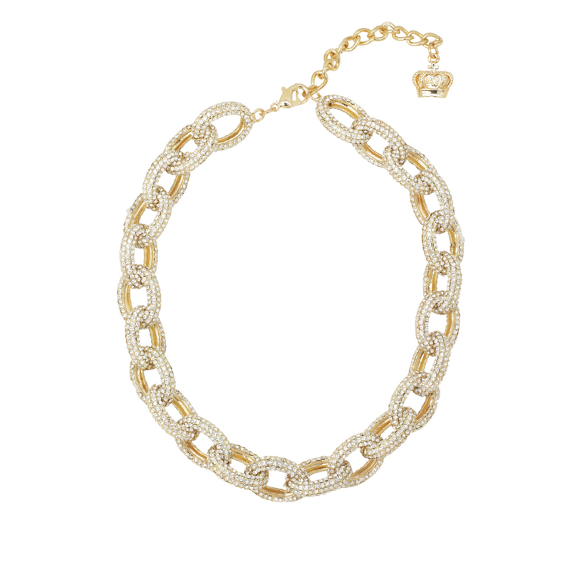 Crystal Chunky Chain Necklace