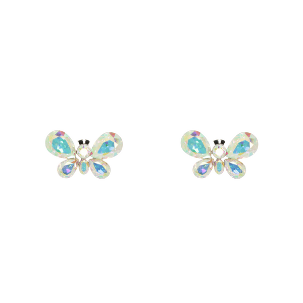 Crystal Butterfly Earrings