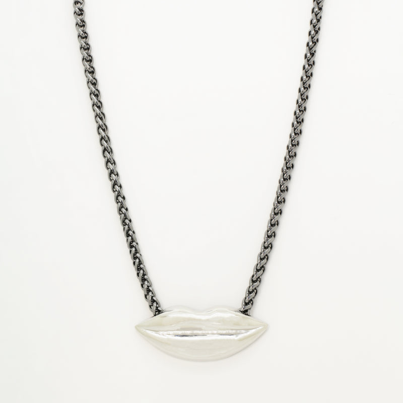 Polished Lip Necklace