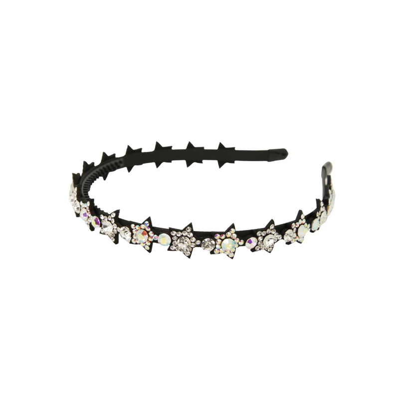 Delicate Crystal Stars Headband
