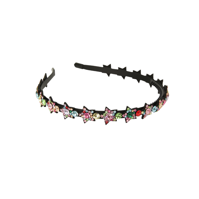 Delicate Crystal Stars Headband