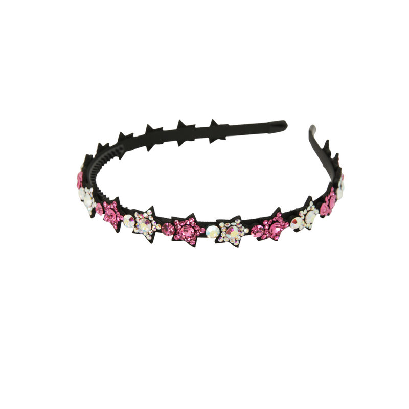 Delicate Crystal Stars Headband