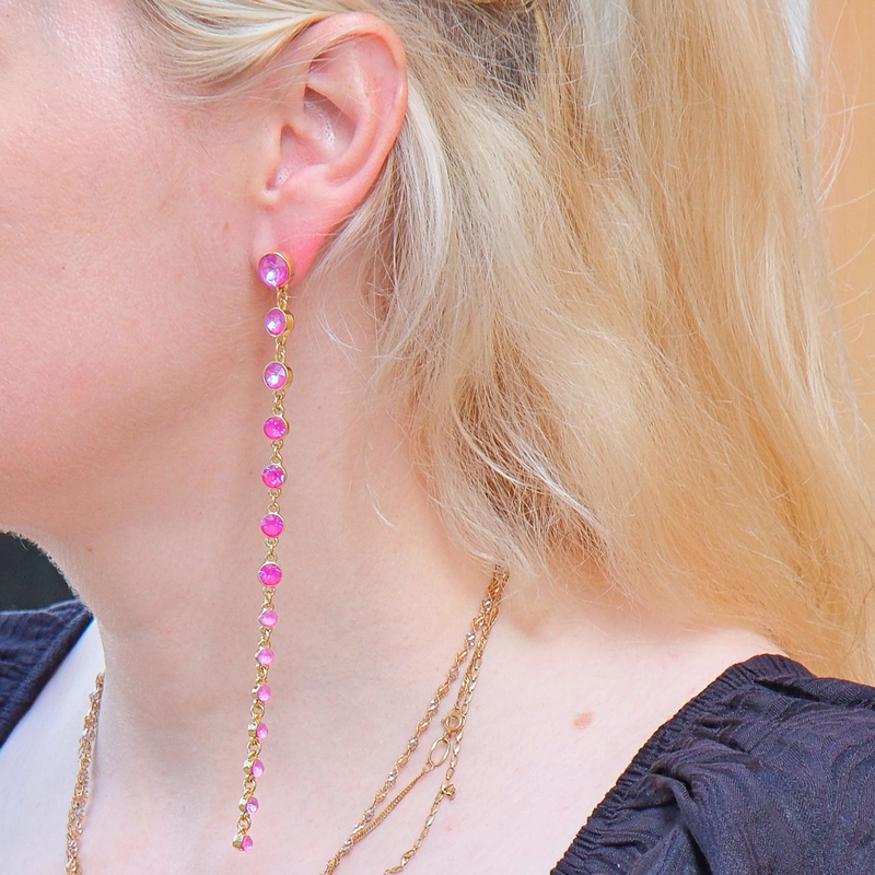 Crystal Cascade Earrings