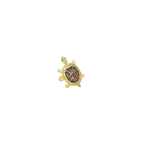 Sapphire Turtle Ring