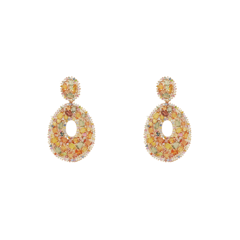 Light Fancy Sapphire Earrings