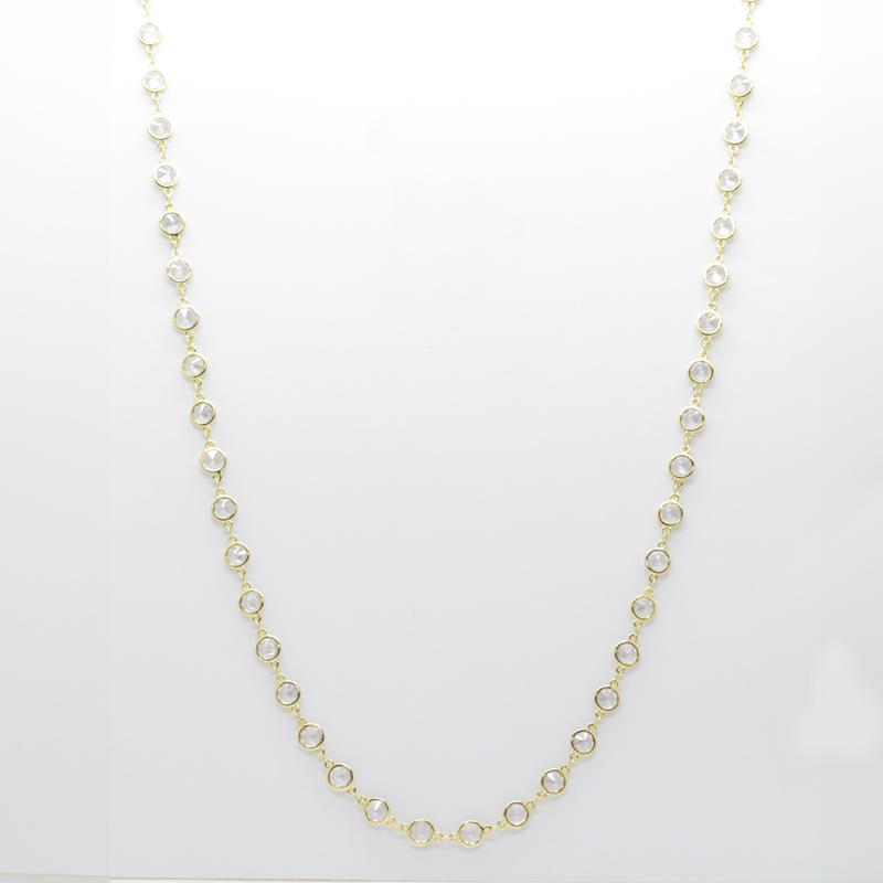 Single Strand Crystal Necklace