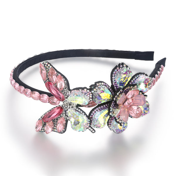 Butterfly and Flower Headband