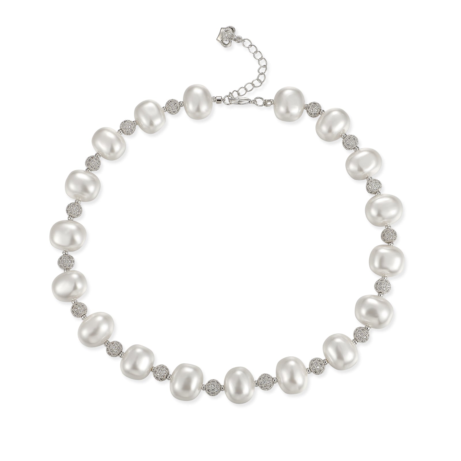Pearl and Crystal Necklace Butler Wilson