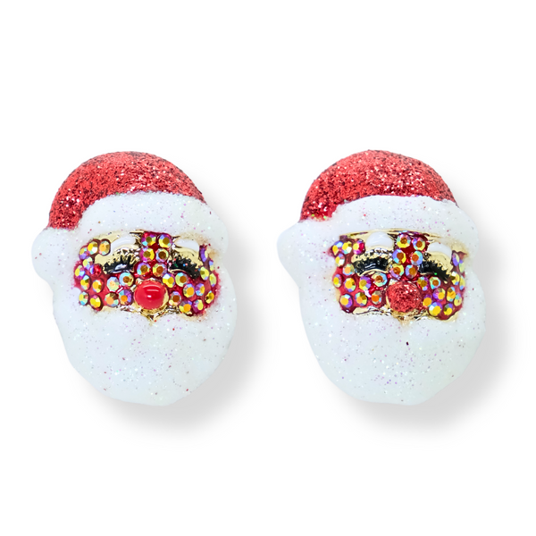 Father Christmas Stud Earrings