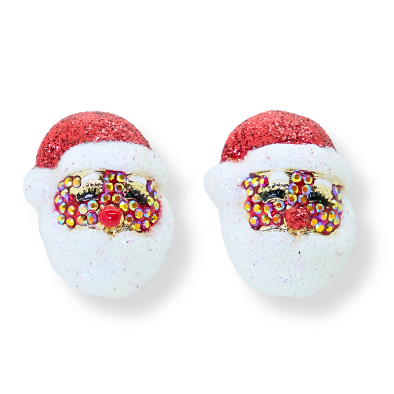 Father Christmas Stud Earrings
