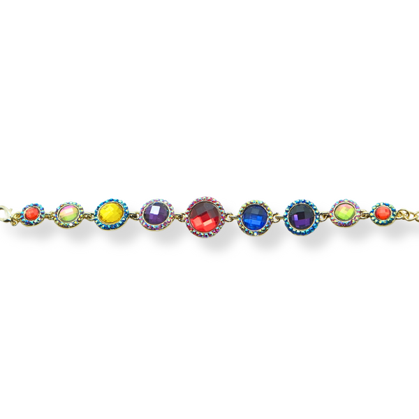 Crystal Discs Bracelet