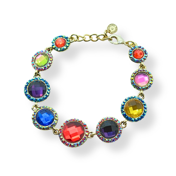 Crystal Discs Bracelet