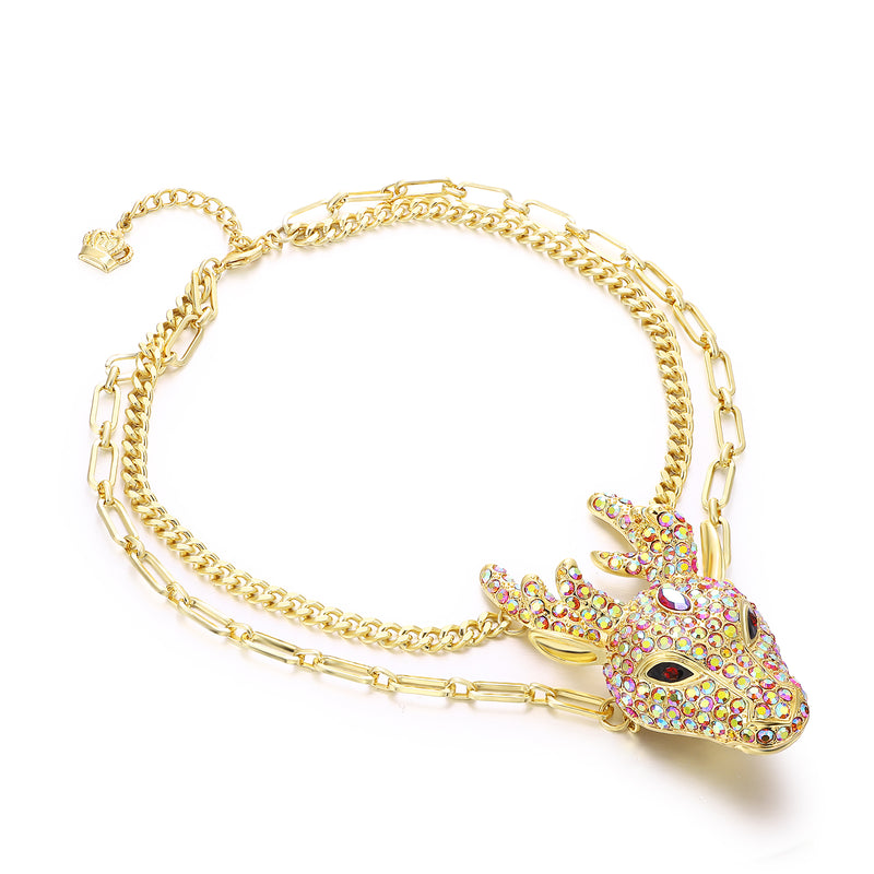 Bold Stag Necklace
