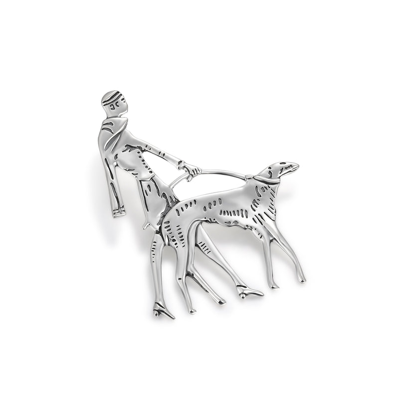 Art Deco Lady Brooch