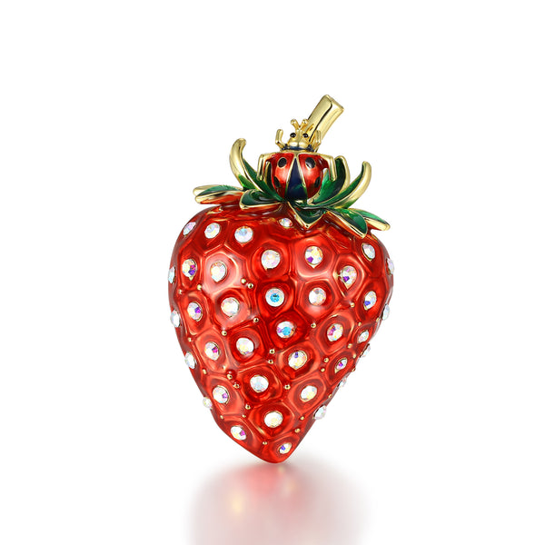 Strawberry Brooch