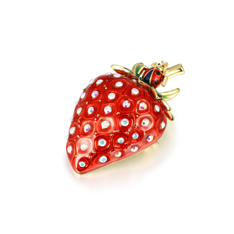 Strawberry Brooch