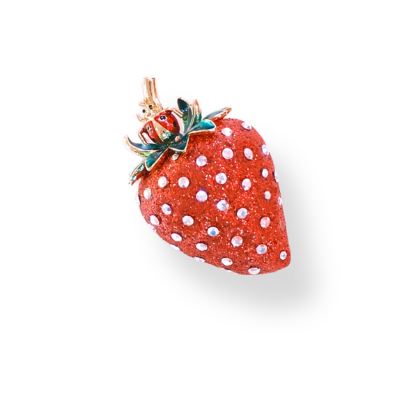 Strawberry Brooch