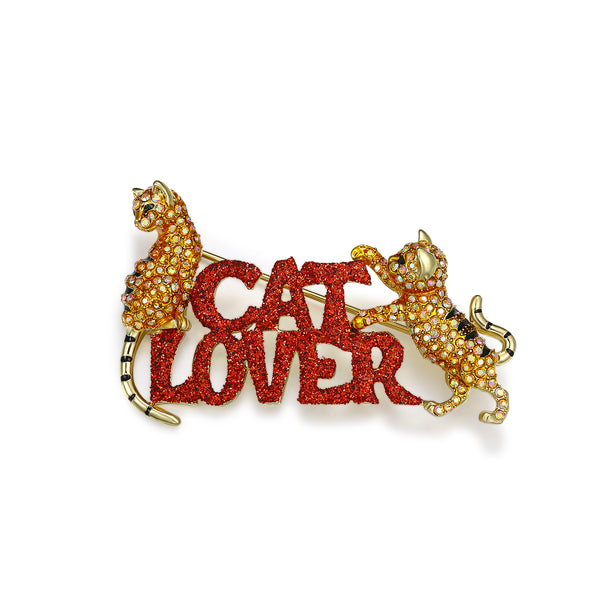 Cat Lover Brooch