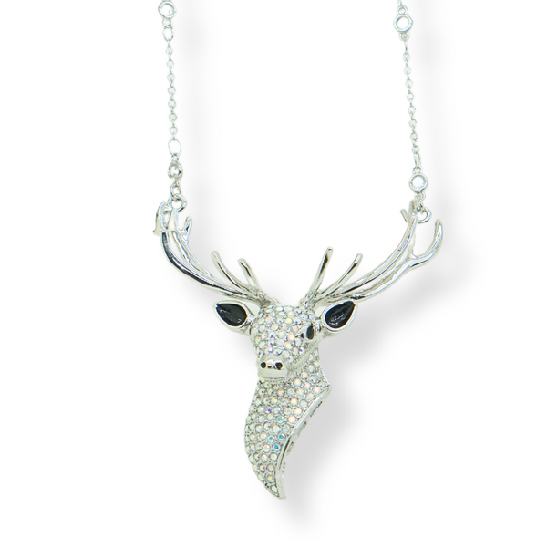 Crystal Stag Pendant