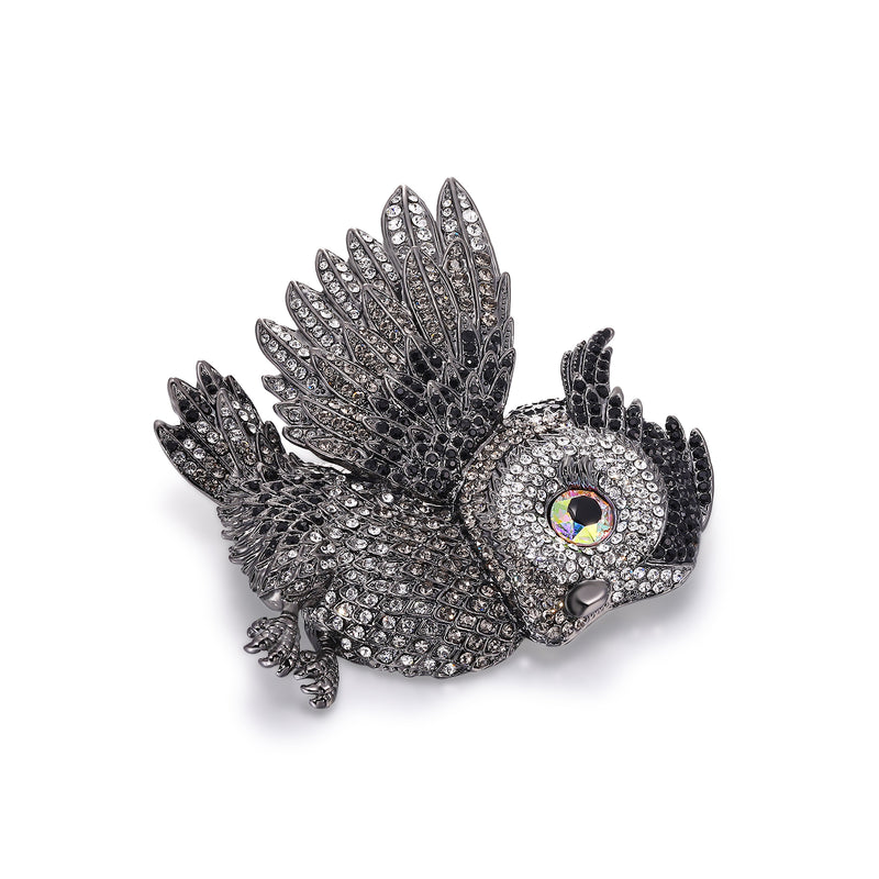 Flying Owl Brooch