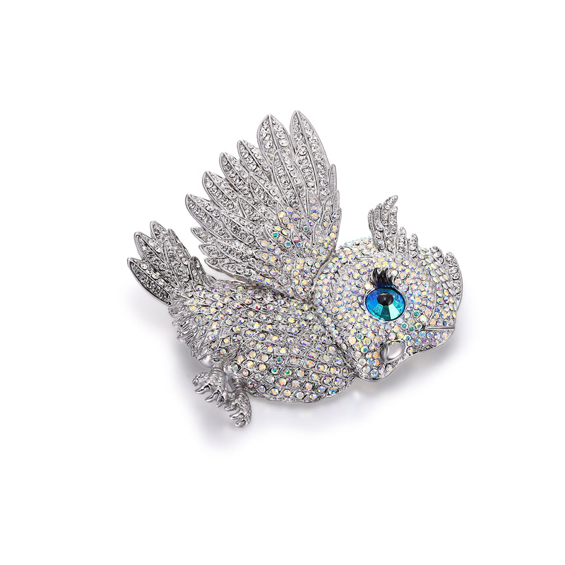 Flying Owl Brooch