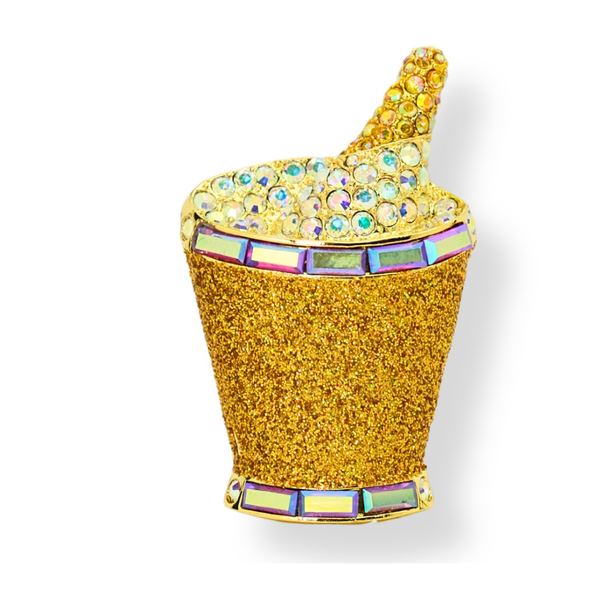 Champagne Bucket Brooch