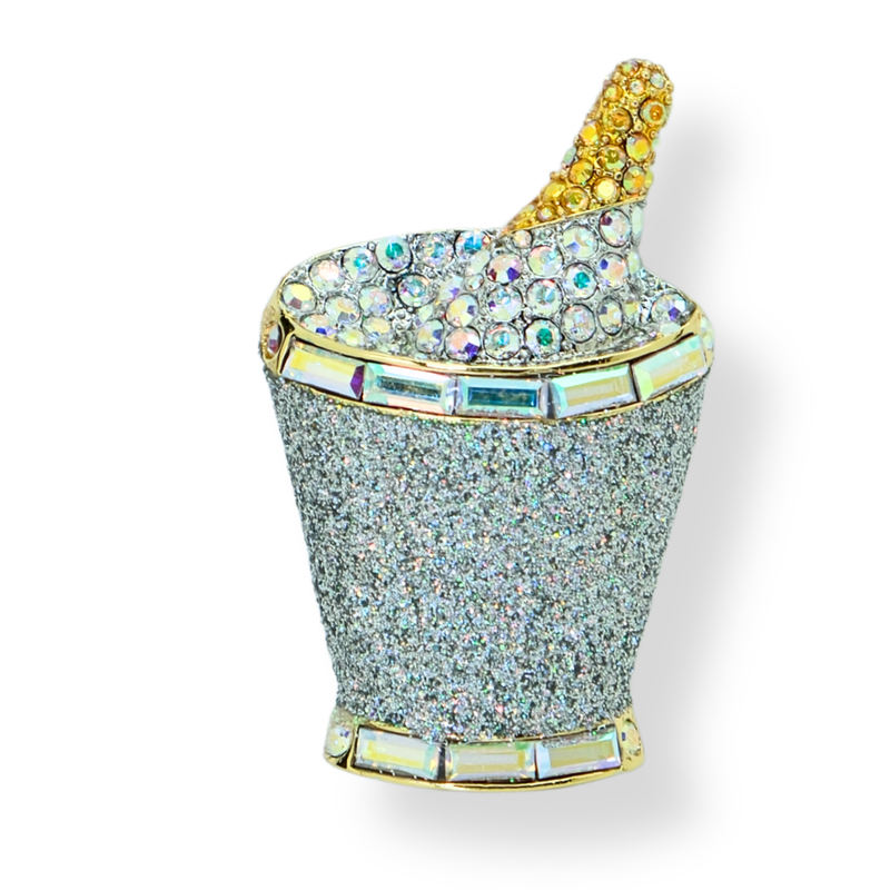 Champagne Bucket Brooch
