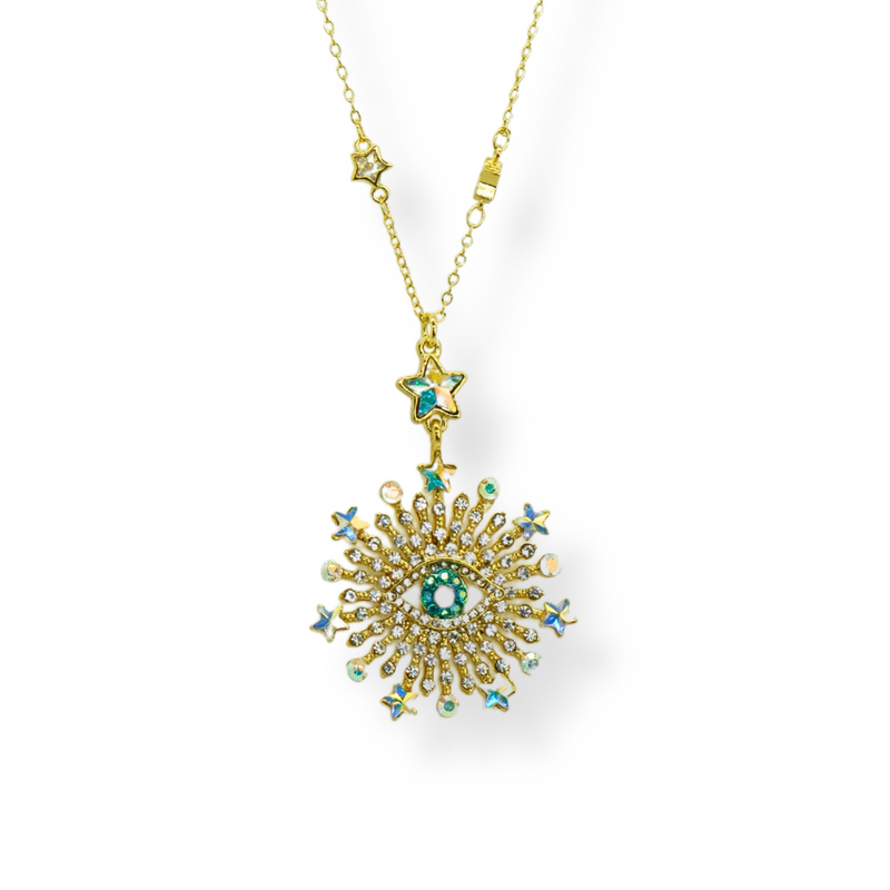 Sunburst Eye Necklace