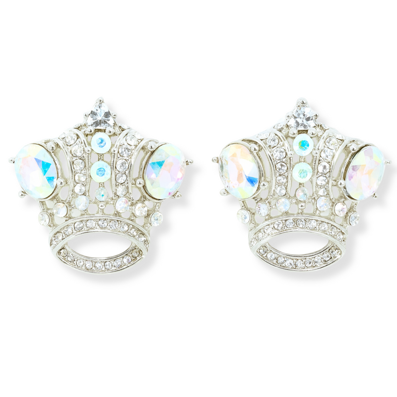 Regal Crown Earrings