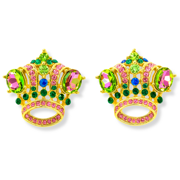 Regal Crown Earrings