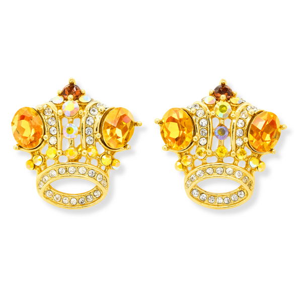 Regal Crown Earrings