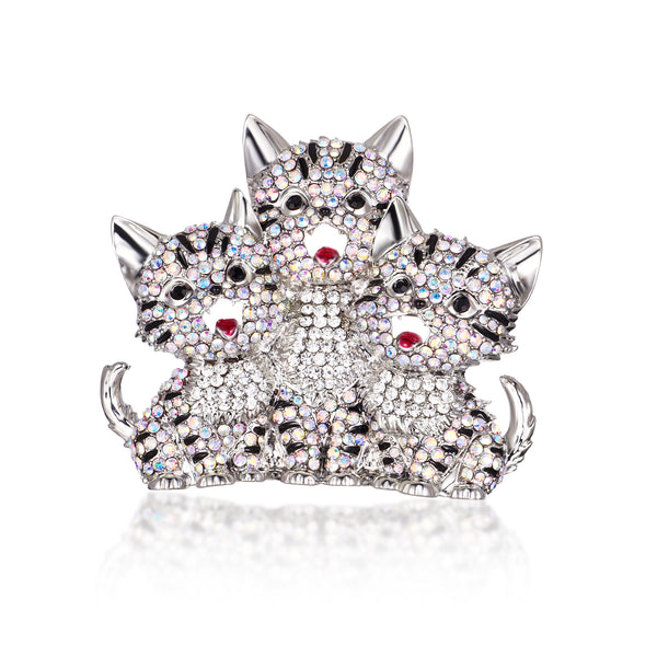 Cat Choir Brooch