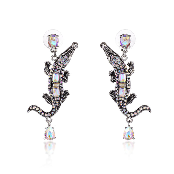 Crocodile Drop Earrings
