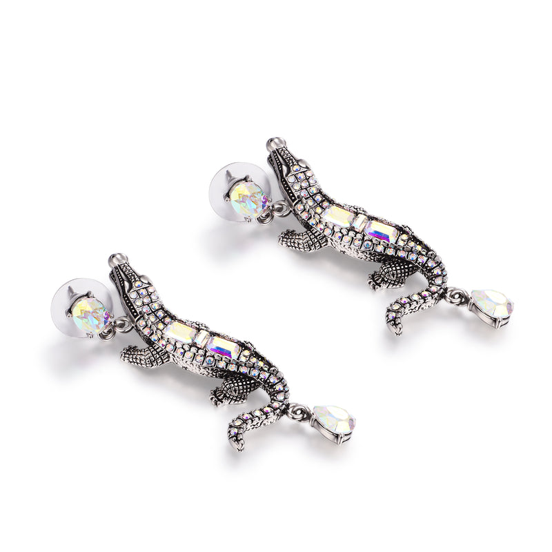 Crocodile Drop Earrings