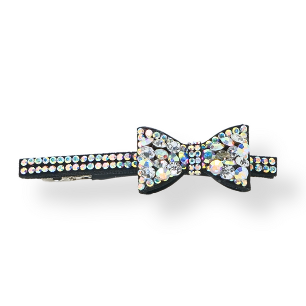 Crystal Bow French Hairclip
