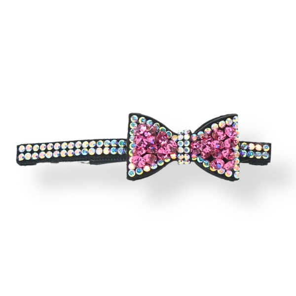 Crystal Bow French Hairclip