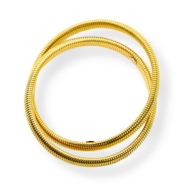Double Snake Chain Bracelet