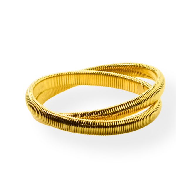 Double Snake Chain Bracelet