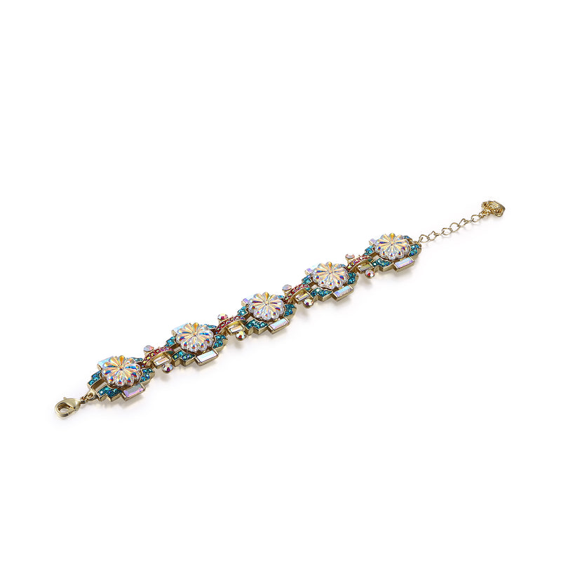 Art Deco Flower Bracelet